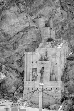 Building in the mountain Stock Photos