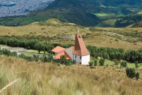 Building in the mountains Stock Photos