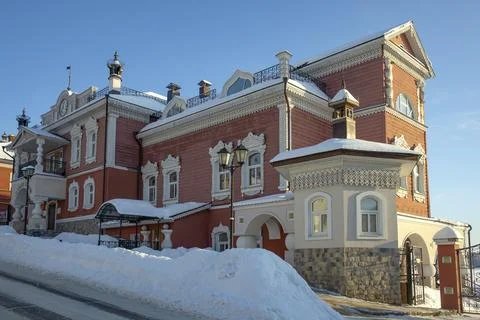 The building of the Myshkin Chambers complex. Myshkin, Yaroslavl region Stock Photos