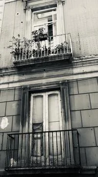 Building Naples facade - High Resolution - Wall Art Foto stock