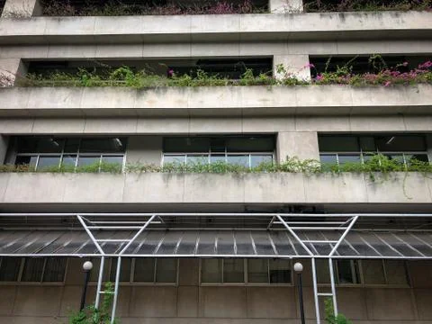 Building in nature background Stock Photos