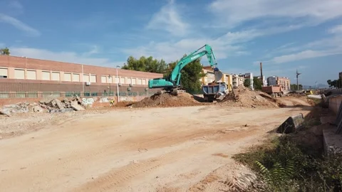 Building New  Infrastructure Stock-Footage 249330381