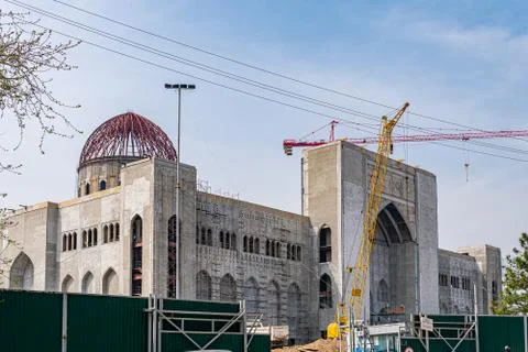 Building of new mosque Foto stock