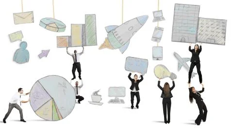 Building a new project Stock Photos
