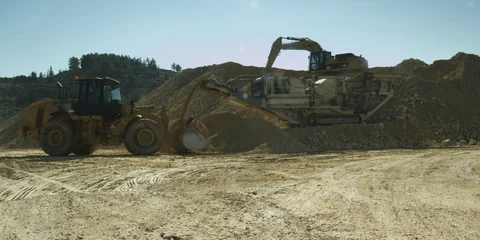 Building new roads Stock Footage 112936913