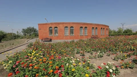 A building with nice flowers 2 스톡 동영상 329388333