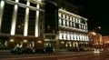 Building with night illumination HD Footage