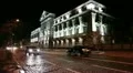 Building with night illumination HD Footage