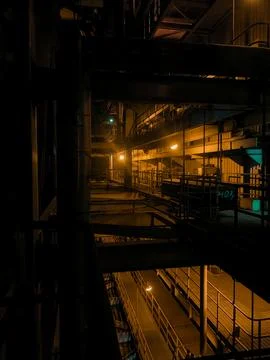 Building at night Stock Photos