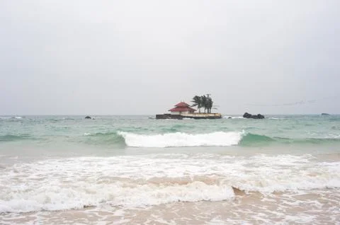 Building in the ocean Stock Photos
