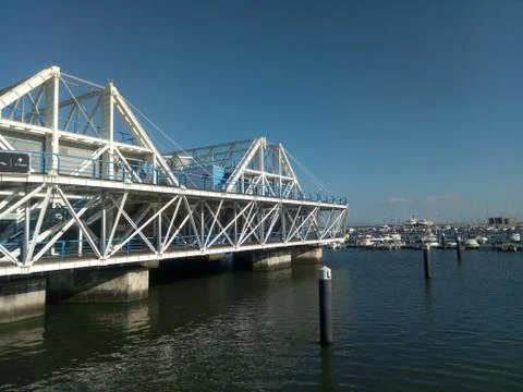 Building over the river 写真素材