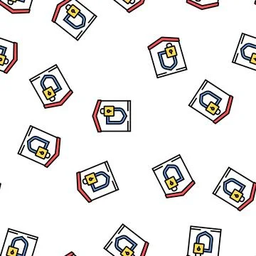 Building padlock security color icon vector isolated illustration Stock Illustration