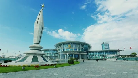 The building of Palace of Science Video stock 84117359