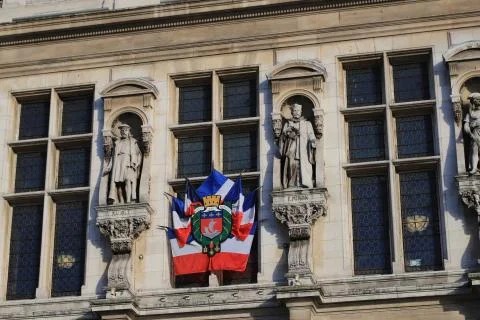 Building in paris Stock Photos