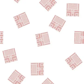 Building parking glyph seamless pattern 스톡 일러스트