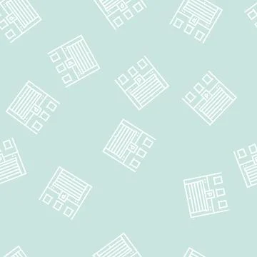 Building parking line seamless pattern Illustrazione stock