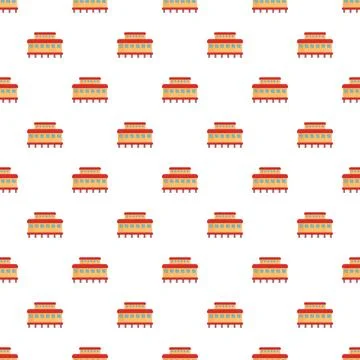 Building pattern creating a seamless background illustration Stock Illustration