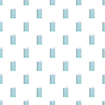 Building pattern forming city background illustration Stock Illustration