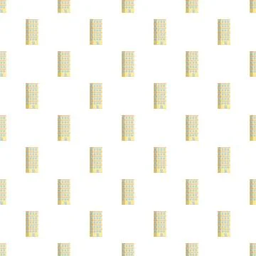 Building pattern for urban architecture apartment block repeat イラスト素材