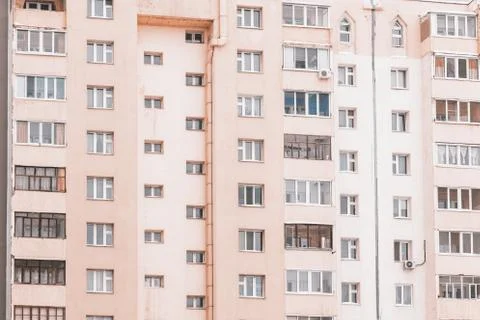 Building pattern with windows Stock Photos