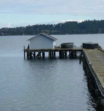 A building on a pier Stock Photos