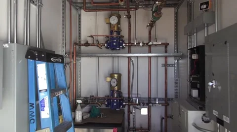 Building Pipes Stock Footage 43389964