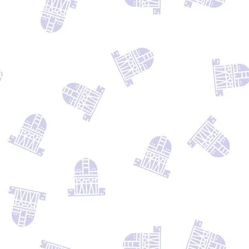 Building planetarium glyph seamless pattern Ilustración de archivo
