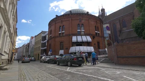 Building of Planetarium, Toruń. Stock-Footage 66007911