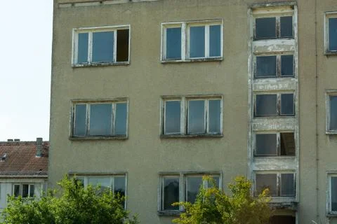 Building with precast concrete elements Stock Photos