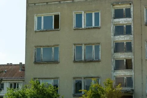 Building with precast concrete elements Stock Photos