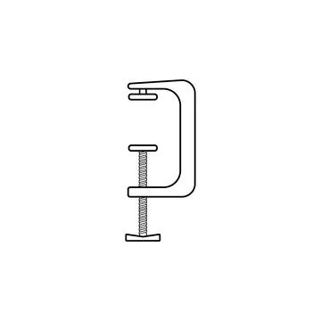 Building press icon. Element of construction tools for mobile concept and web Illustrazione stock