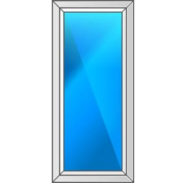 The building project. Vector window. The scheme illustration. Ilustração Stock