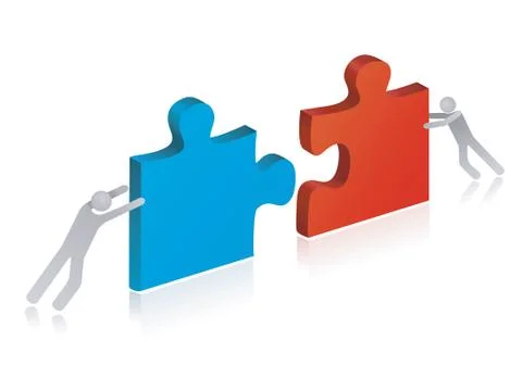 Building puzzle Stock Illustration