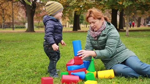 Building a pyramid Stock Footage 162852420