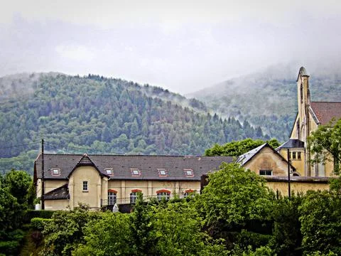 Building in the Pyrenees Stock Photos