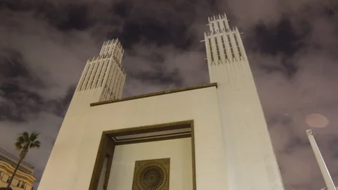 Building in Rabat Stock Footage 91880363