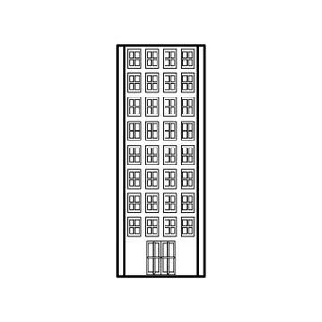 Building real estate Ilustración de archivo