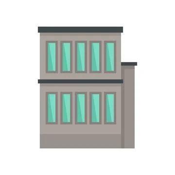 Building reconstruction icon flat isolated Ilustración de archivo