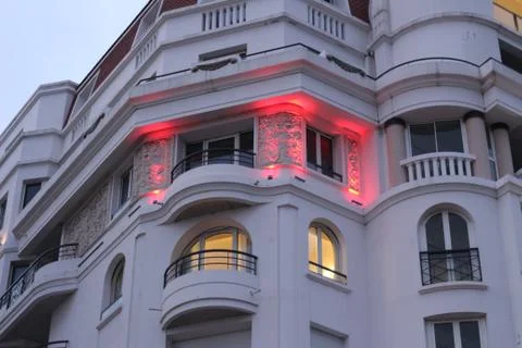 Building red light Stock Photos