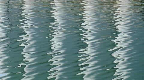 Building reflected in water Stock Footage 56722041