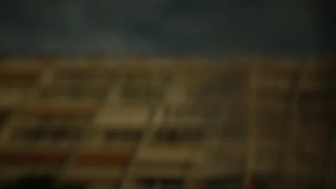 Building reflection on the car Stock Footage 233615778