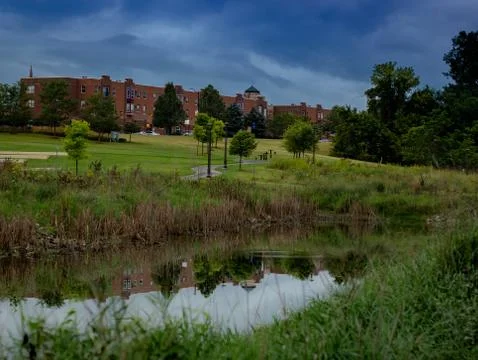 Building Reflection Stock Photos