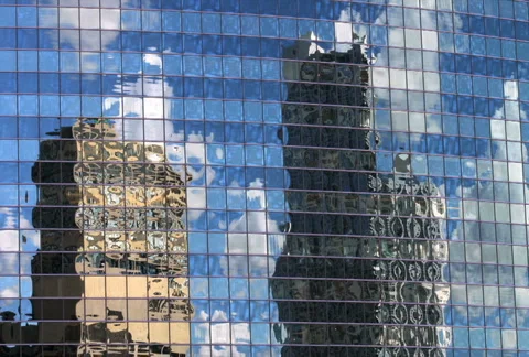 Building Reflection Time Lapse Stock Footage 923884