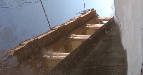 Building Reflection in the water Stock Footage 324501572