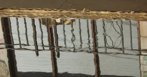 Building Reflection in the water Stock Footage 324502323