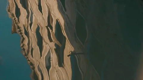 Building Reflection. Water Reflection. Video stock 106206490