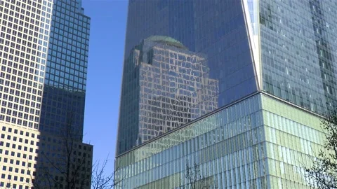 Building reflections, New York. 스톡 동영상 145210622