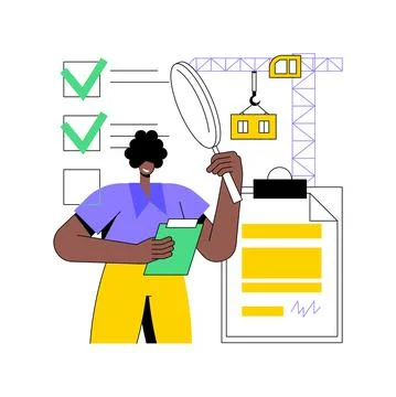 Building regulations abstract concept vector illustration. Stock Illustration