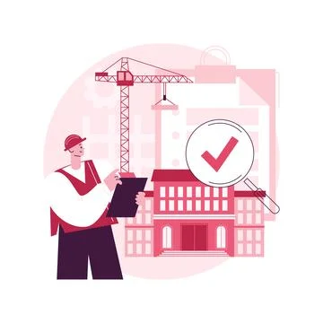 Building regulations abstract concept vector illustration. Stock Illustration