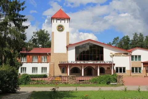 Building of restaurant Stock Photos